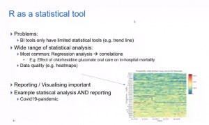 Mieke Deschepper: "How to apply R in a hospital environment on standard available hospital-wide data"